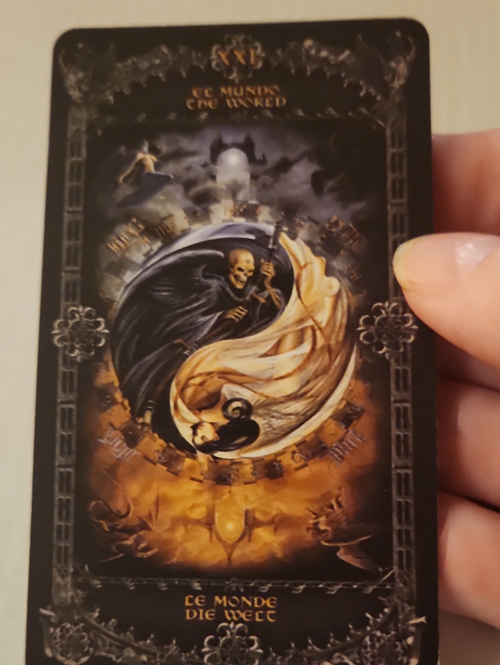 Alchemy 1977 England Tarot Card - Black & Purple Artwork - Picture 2 of 12
